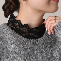 REAL STYLE/リアルスタイル REAL STYLE つけ襟 付け襟 レディース ハイネック インナー 花柄 レース レイヤード 重ね着 春夏 秋冬 付け衿 可愛い かわいい /506928829