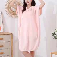 REAL STYLE/リアルスタイル REAL STYLE バスローブ ラップタオル ポンチョ レディース 着るバスタオル 大判 ワンピース ルームウェア 大人用 おしゃれ 夏 着る/506928831
