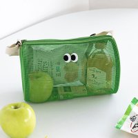 REAL STYLE/リアルスタイル REAL STYLE ショルダーバッグ メンズ レディース 子供 ミニ メッシュ 軽い 肩掛け ドラムバッグ レジャー 海 プール 公園 夏 目/506928843