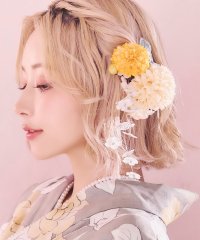 Retica/レティカ Retica 浴衣髪飾り ニュアンスダリアマム&バタフライヘアアクセサリー5点セット/506928863