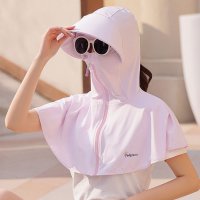 REAL STYLE/リアルスタイル REAL STYLE 日よけ帽子 UVカット パーカー フェイスカバー マスク レディース 後ろ ママ 大きいサイズ つば広 紫外線対策 ゴルフ/506928887