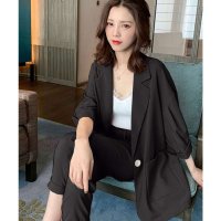 Girly Doll/ガーリードール Girly Doll ジャケット＆ドロストパンツセットアップ【韓国ファッション】/506928981