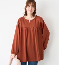 Viola e Viola/ヴィオラ エ ヴィオラ Viola e Viola なめらかポンチ キーネックチュニック/506929198