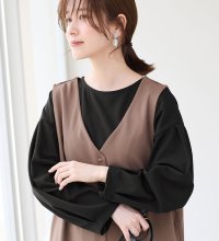 Viola e Viola/ヴィオラ エ ヴィオラ Viola e Viola 【4つの機能付】楽キレイ袖タックブラウス/506929202