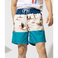 Whitby Wear/ウィットビーウェア Whitby Wear サーフパンツ 海パン 南国柄 水着 【返品不可商品】/506929249
