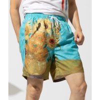 Whitby Wear/ウィットビーウェア Whitby Wear 名画デザインサーフパンツ 海パン 速乾 水着 水陸両用 スイムショート 【返品不可商品】/506929254