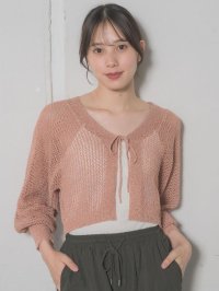 RETRO GIRL/レトロガール RETRO GIRL メッシュボレロカーデ/506929317