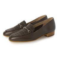 BARCLAY/【本革 / 日本製】 バークレー BARCLAY ソフトスクエアトゥ ビットモチーフ ローファーパンプス/506929436