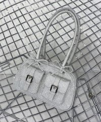 SPIRALGIRL/スパイラルガール SPIRALGIRL グリッターラメバックルデザインBAG/506929836