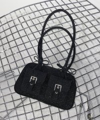 SPIRALGIRL/スパイラルガール SPIRALGIRL グリッターラメバックルデザインBAG/506929836
