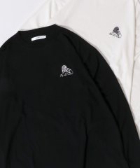 SITRY/SITRY 別注 オーバーサイズ ガール ワンポイント刺繍 バックプリント ロンT 長袖Tシャツ レディース メンズ/506820134
