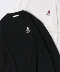 SITRY/SITRY 別注 オーバーサイズ ガール ワンポイント刺繍 バックプリント ロンT 長袖Tシャツ レディース メンズ/506820134