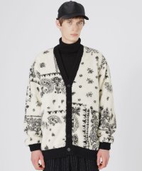 LOVELESS　MENS/ペイズリーボアコンビカーデ/506873968