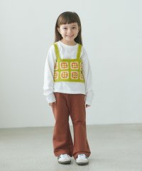 green label relaxing （Kids）/TJ 裏毛 フレアーパンツ 100cm－130cm / キッズ － ストレッチ －/506881014