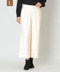 TO BE CHIC(L SIZE)/【L】ポリエステルレーヨン ワイドストレッチパンツ/506883101