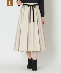 TO BE CHIC(L SIZE)/【L】マイクロタフタ タックスカート/506883103