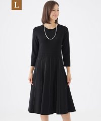 TRANS WORK(L)/【L】【ウォッシャブル】オータムコンフォートストレッチニットドレス/506883327