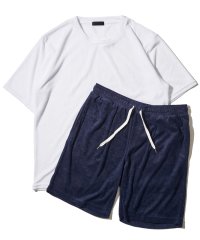 ADPOSION/アドポーション ADPOSION ソフトパイル ルームウェア 半袖Tシャツ&ハーフパンツ/506928627