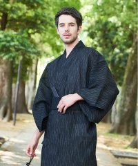 ADPOSION/アドポーション ADPOSION 織柄 シジラ織 浴衣5点セット【浴衣＋帯＋下駄＋扇子＋信玄袋】/506928651