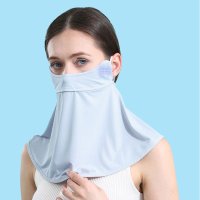 REAL STYLE/リアルスタイル REAL STYLE フェイスカバー フェイスマスク ネックカバー レディース UVカット UPF50+ 薄手 ネックガード ひんやり 接触冷感/506928823
