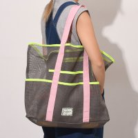 REAL STYLE/リアルスタイル REAL STYLE トートバッグ レディース メンズ メッシュ 大容量 スパバッグ 温泉バッグ サウナ 軽い 夏 海 プール 大きめ 無地 シ/506928844