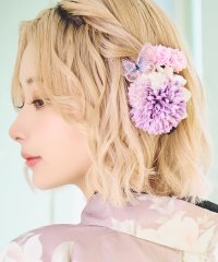 Retica/レティカ Retica 浴衣髪飾り ニュアンスダリアマム&バタフライヘアアクセサリー5点セット/506928863