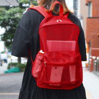 REAL STYLE/リアルスタイル REAL STYLE リュック バックパック メンズ レディース大容量 メッシュ 19L バッグ 通学 黒 シンプル 軽量 通勤 A4 スポーツ/506928878