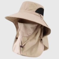 REAL STYLE/リアルスタイル REAL STYLE 日よけ帽子 つば広 ハット メンズ サファリハット アドベンチャーハット 後ろ レディース ママ 首 釣り フェイスカバー/506928888