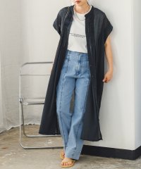 Noia/ノイア Noia バンドカラーピンタックシャツワンピース/506928934