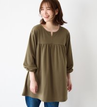 Viola e Viola/ヴィオラ エ ヴィオラ Viola e Viola なめらかポンチ キーネックチュニック/506929198