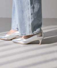 welleg/ウェレッグ welleg メタルポイント ポインテッドトゥパンプス/506929242