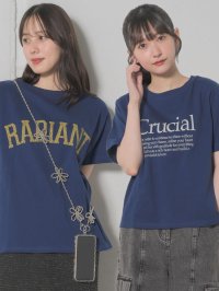 RETRO GIRL/レトロガール RETRO GIRL ロゴプリントTEE/506929312