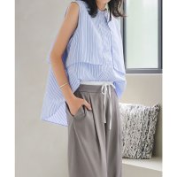 KOBE LETTUCE/コウベレタス KOBE LETTUCE ケープカラーノースリーブシャツ [C7230]/506929366