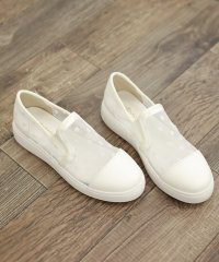 masyugirl/マシュガール masyugirl 大きいサイズ【軽量】メッシュ ドット柄のスリッポンスニーカー/506929415