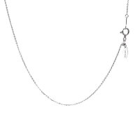 ララクリスティー LARA Christie ネックレス チェーン プラチナ 最長45cm シャインカットあずき アズキ 幅 0.7mm 約 1.2g PT85