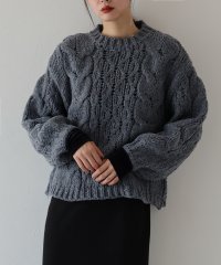 J by blue/ジェーバイブルー J by blue ローゲージボリュームケーブルニット/506930583