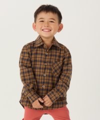 SHIPS Colors  KIDS/SHIPS Colors: 110～140cm /〈洗濯機可能〉ネル チェック ロングスリーブ シャツ/506931090