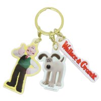 cinemacollection/シネマコレクション cinemacollection ウォレスとグルミット キーリング 3チャームキーホルダー スタンダード ティーズファクトリー コレクション/506931300