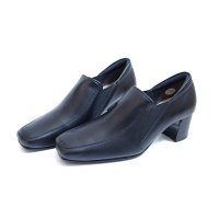 pointer/ポインター pointer 本革 チャンキーヒール パンプス レディース 靴 黒 ブーツ 日本製 国産 PO5635/506931488