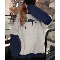 miniministore/裏起毛 レイヤード風 パーカーレディース/506932698