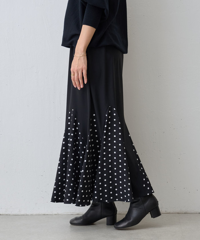 【新品未使用】ビアズリー beardsley クリンクルドットスカート BEARDSLEY ビアズリー クリンクルドットスカート （