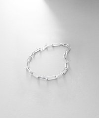 COCOSHNIK ONHITSCH/ココシュニック オンキッチュ COCOSHNIK ONKITSCH シルバー デザインチェーン フラットケーブルブレスレット（21cm）/506934541