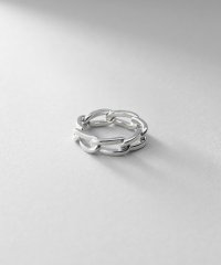COCOSHNIK ONHITSCH/ココシュニック オンキッチュ COCOSHNIK ONKITSCH シルバー ロングカーブチェーンモチーフリング/506934765