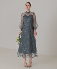Leja/レジャ Leja 花柄刺繍レーススパンコールハートカットAラインドレスワンピース美脚効果結婚式 パーティードレス 成人式 20代 30代 40代/506935302