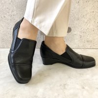 HERMOSA/エレモーサ HERMOSA 【日本製】【ゆったり3E幅】【軽量】【柔らか本革】 コンフォートパンプス/506935355