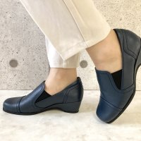 HERMOSA/エレモーサ HERMOSA 【日本製】【ゆったり3E幅】【軽量】【柔らか本革】 コンフォートパンプス/506935355