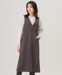 J.PRESS LADIES/【洗える】スウェードダンボール ジャンパースカート/506935806