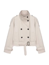 LOEUVRE/ルエブル LOEUVRE Cropped Double－breasted Trench Jacket － 00/506937122