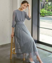 GIRL/ガール GIRL レース×チュールプリーツロングフレア 結婚式 ワンピース パーティードレス/506937128