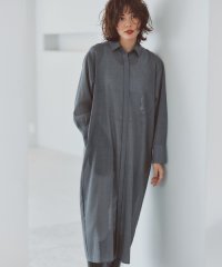 JIYU-KU(LARGE SIZE)/【洗える】ライトビエラシャツ ワンピース/506937468